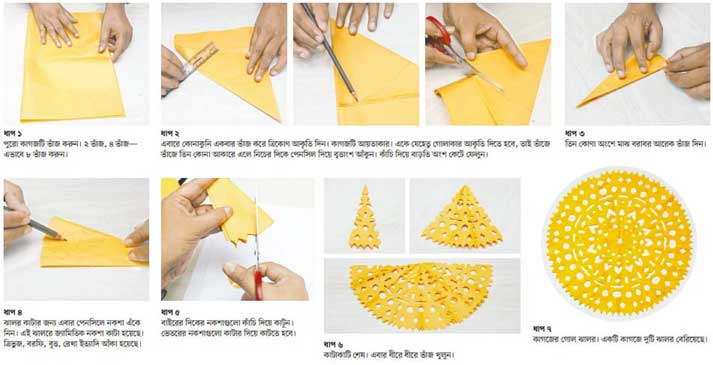 কাগজ ঝালর বানানোর কৌশল, আজি বাংলাদেশের হৃদয় হতে প্রদর্শনী